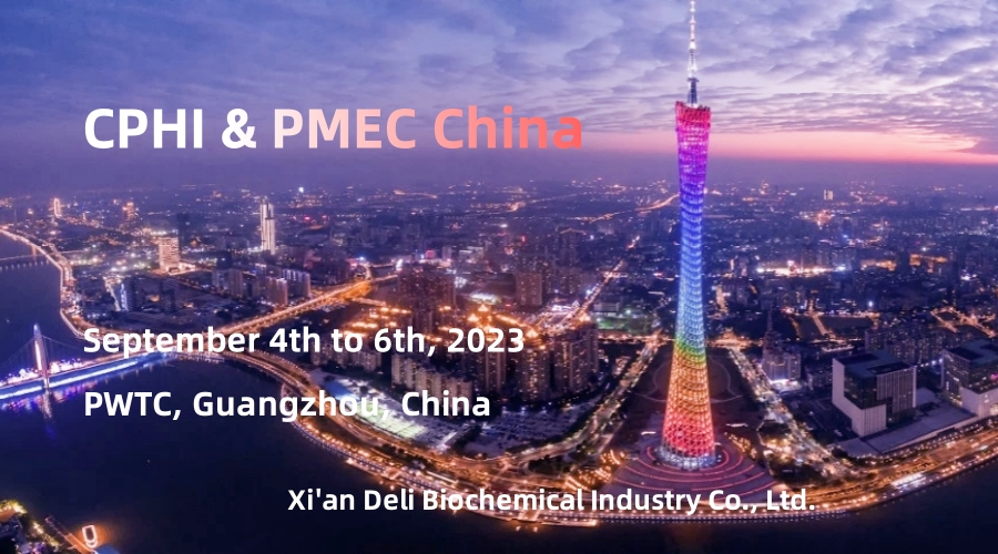 Xi'an Deli Biochemical Industry Co., Ltd. Ngumumake hydroxypropyl betadex lan Betadex Sulfobutyl Ether Sodium ing Pameran CPHI & PMEC China