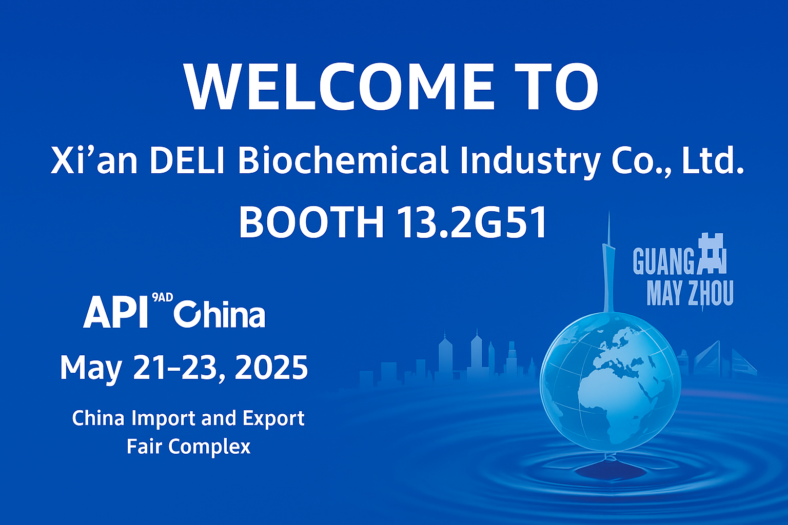 Xi'an Deli Biokimia kanggo pameran ing China Api China ing Guangzhou