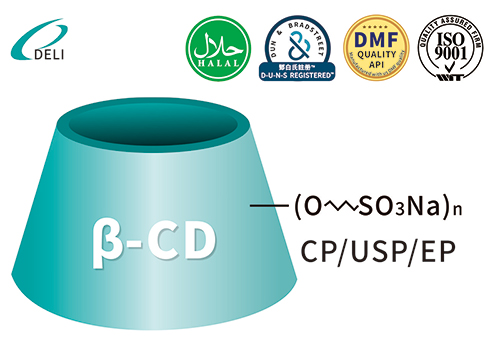 CAS 182410-00-0 SULFBotyl beta Cylodextrin Ether Sodium Salts